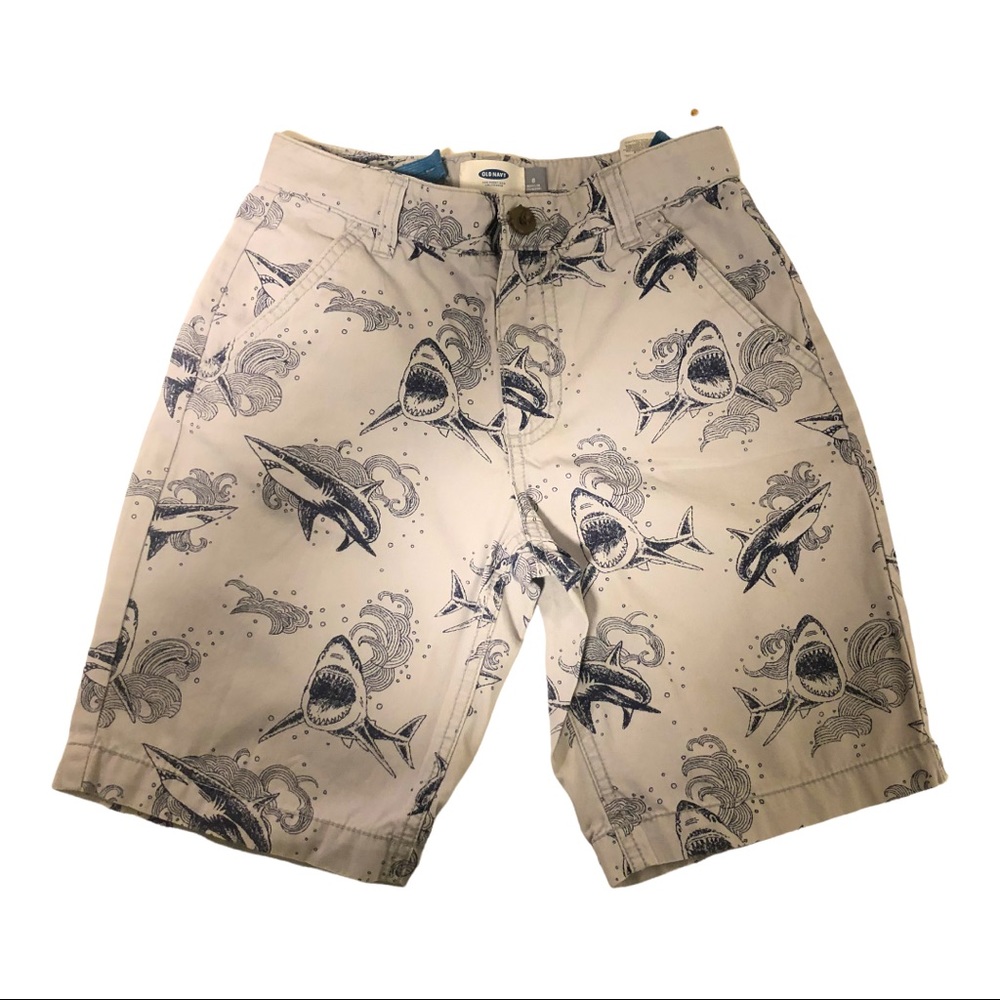 Old Navy Boys Shark Shorts Size 8